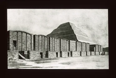 Stufenpyramide und Kapellen, Sakkara, 3. Dynastie